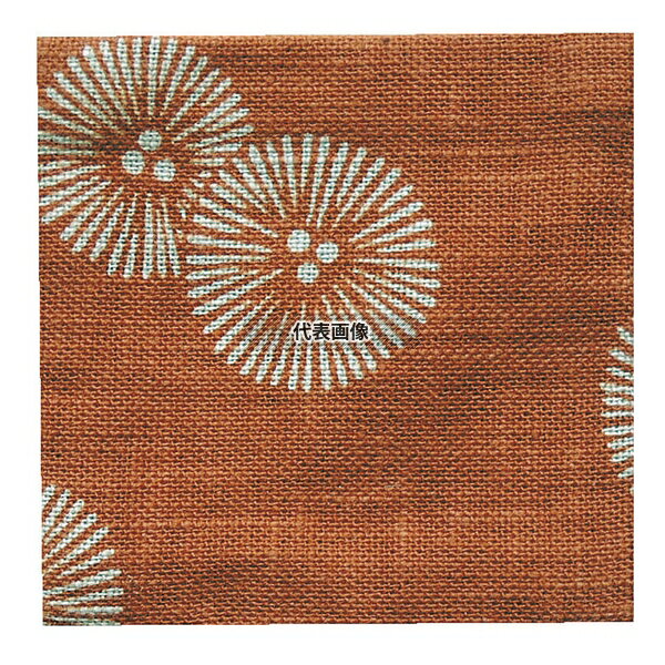 和風コースター (10枚入) B0045 傘松 赤茶 100×100 コースター No.0234400