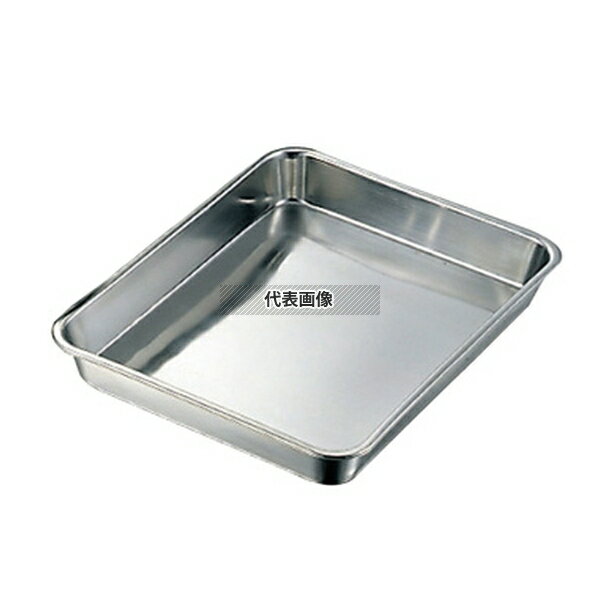 クローバー 18-8(ステンレス) 浅型 角バット 6枚取 約6L 480×335×H45mm バット No.0270600