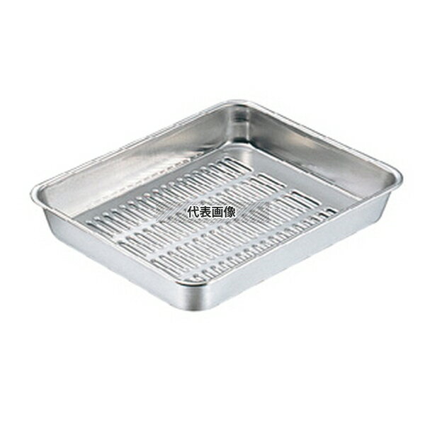 クローバー 18-8(ステンレス) 水切バット 10枚取 約3L 355×270×H40mm バット No.0271400