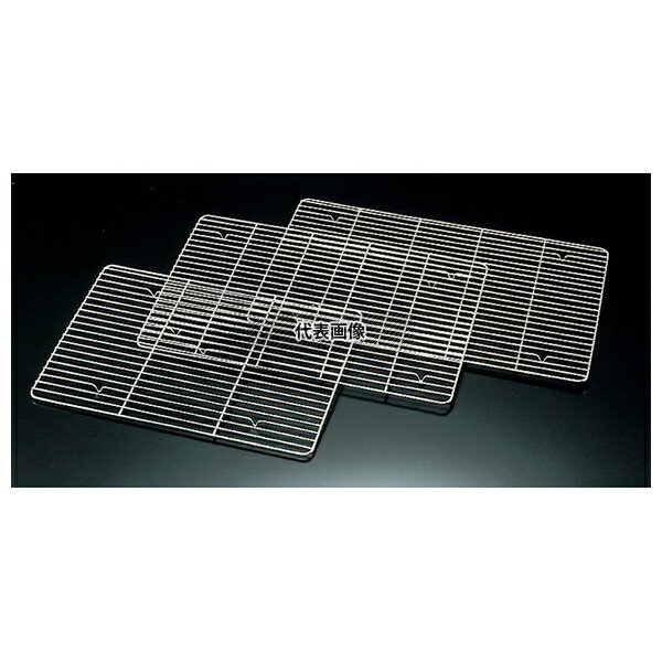 EBM(江部松) 18-8(ステンレス) PP番重用 コンテナーアミ(枠線φ4mm) 大・#0 596×370×H17mm 網 No.0317100