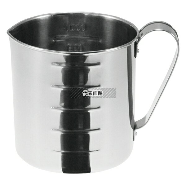 竹越工業 T 18-8(ステンレス) 口付 計量水マス 1L φ110×H108mm 水マス No.0394510