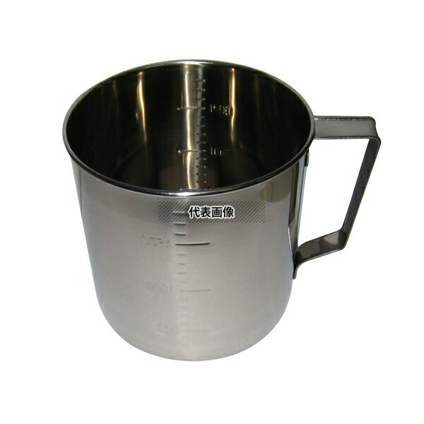 クローバー 18-8(ステンレス) 口無 計量水マス 2L φ135×H145mm 水マス No.0395000