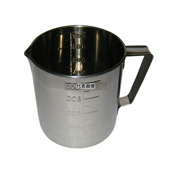 クローバー 18-8(ステンレス) 口付 計量水マス 1L φ110×H108mm 水マス No.0395200