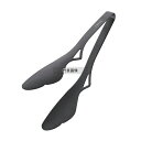 田辺金具 フェイブル スマートトング 蝶 Chou ブラック(台紙付) 54×245mm トング No.0449100