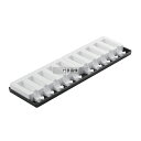 Silikomart(シリコマート) ミニスティック ミニピック(5ヶ取×2枚入) MST03 トレー:119×395mm アイス型 No.0558800
