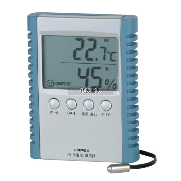 エンペックス気象計 デジタル温湿度計 デジコンフォ2 TD-8172 98×75×H18 温湿度計 No.0837700