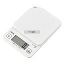 TANITA(タニタ) デジタルクッキングスケール 2kg KJ-213 WH ココナッツホワイト 120×170×H27 ハカリ No.1038420