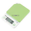 TANITA(タニタ) デジタルクッキングスケール 2kg KJ-213 GR アボカドグリーン 120×170×H27 ハカリ No.1038440