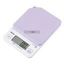 TANITA(タニタ) デジタルクッキングスケール 1kg KJ-114 PP ブルーベリーパープル 120×170×H27 ハカリ No.1038470