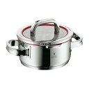 WMF ファンクション4 ローキャセロール 16cm W0760166380 1.55L 外径:178 IH/ガス兼用鍋 18-8(ステンレス) No.1072...