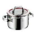 WMF ファンクション4 ハイキャセロール 16cm W0761166380 2.06L 外径:178 IH/ガス兼用鍋 18-8(ステンレス) No.1072...