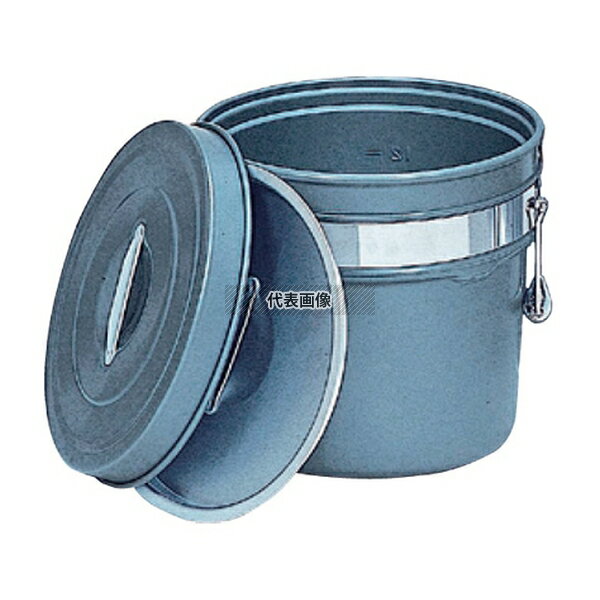 江部松商事 アルマイト 段付二重食缶 (内外超硬質ハードコート) 248-H 12L 12L φ320 運搬/ケータリング No.1129710