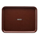 江部松商事 長角トレー AP-440-CH チョコレート FRP 440×330×H20 トレイ カフェ/サービス用品/トレー No.1267800