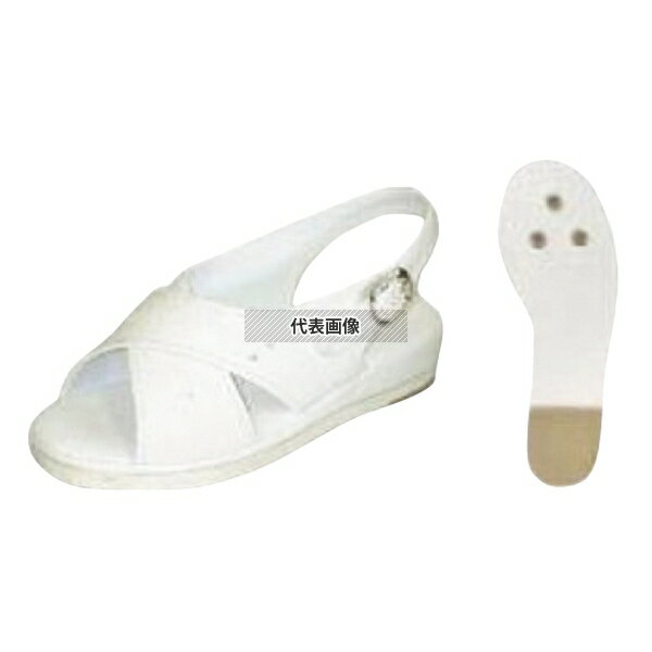 オフィスサンダル TZL-12 ホワイト S S:約220 ユニフォーム No.1281830