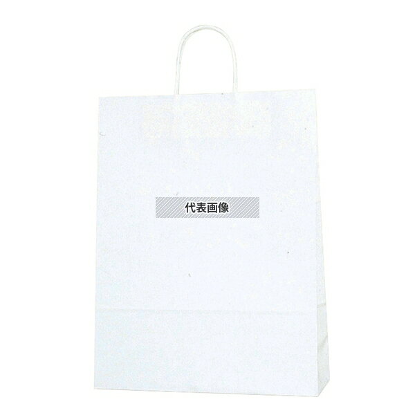 シモジマ 手堤袋 25チャームバッグ 2才 (50枚入) 晒白無地 320×115×H410 厨房消耗品 No.1293510