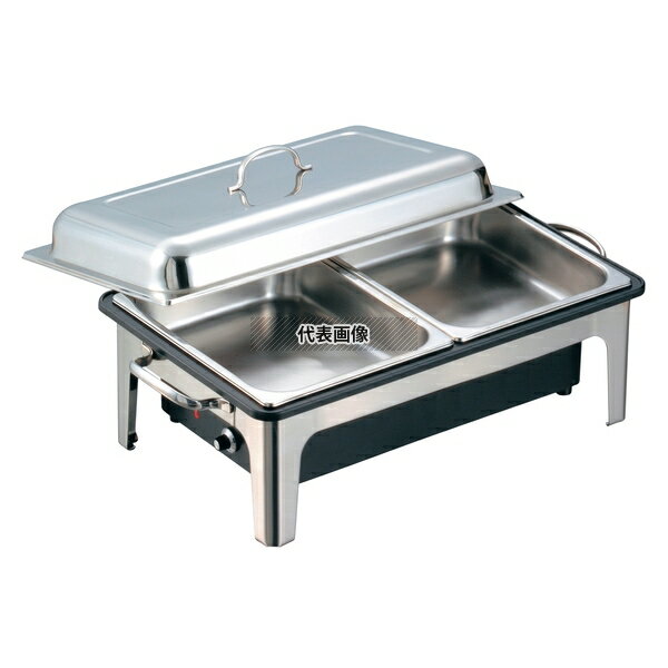 商品の特徴 SX 電気チェーファー角型 X82289W A-10 ダブル 製品仕様 ●型番:X82289W A-10 ●商品ブランドシリーズ:SX ●品名情報分解1 物:チェーファー ●外寸:560×355×H195/取手込640×蓋付H2...