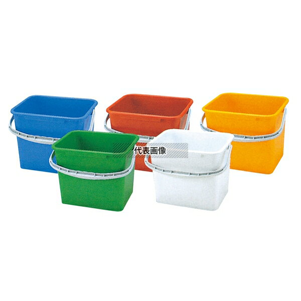 セイワ PP 角型 バケツ WP-150B (青) 8L 265×210×H215mm No.1419610