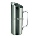 18-8(ステンレス) セレクト ウォーターポット 0.9L 0.9L φ80×H220(注ぎ口含まず) ウォーターポット No.1738400