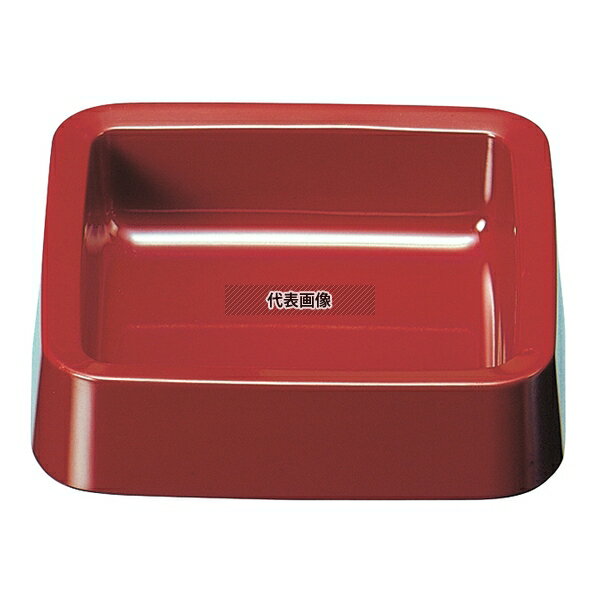 江部松商事 角灰皿 DX DH-61 赤 95×95×H29 卓上小物 No.1793810
