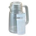 ニューピッチャーDX (茶こし付) クリア 2.2L ポリカーボネイト 2.2L 135×170×H260 カフェ/サービス用品/トレー No.2099800
