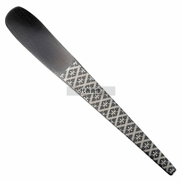 18-8(ステンレス) 黒酸化発色 コーヒーマドラー アスティ 業平菱 全長:115 マドラー No.2176040