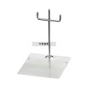 エコクリーン エコクリーン 18-8(ステンレス) トングレスト 山型 150mm 120×140×H155 台 No.2269200