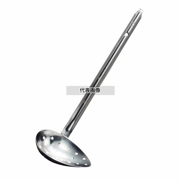 日本メタルワークス エコクリーン 18-8(ステンレス) 横口レードル 穴明 30cc 30cc 75×50×232(柄長) レ..