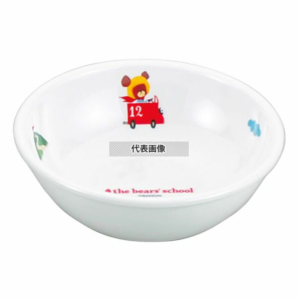 関東プラスチック工業 メラミン子供食器 くまの学校 ボール M-3110J 180ml φ110×H37 ボウル No.2430400