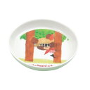 関東プラスチック工業 メラミン子供食器 くまの学校 小皿 M-8J φ94×H20 皿 No.2476700