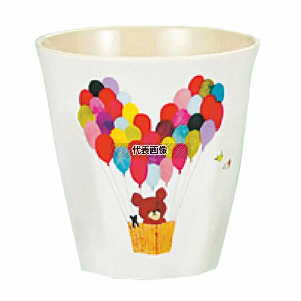関東プラスチック工業 メラミン子供食器 くまの学校 カップ M-2818J 170ml φ76×H7