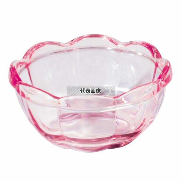 リップル 花小鉢 KB-125 ピンク 90ml φ83×H39 鉢 No.2489600