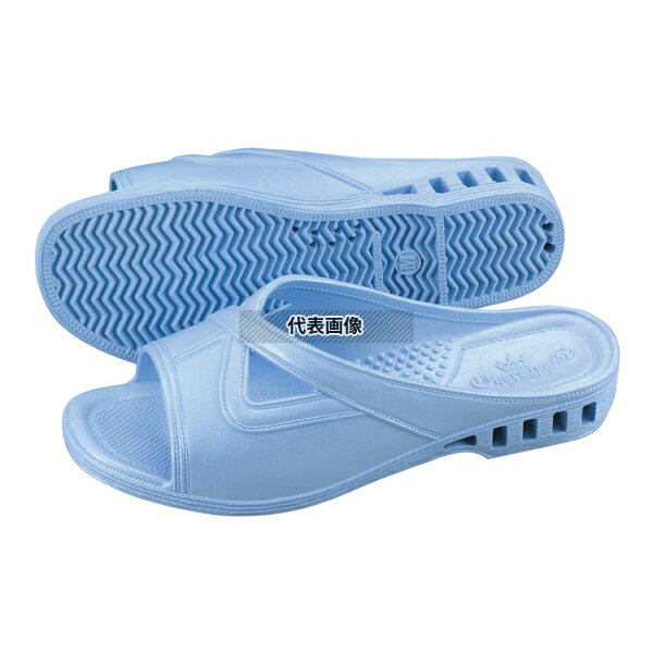 抗菌婦人用サンダル カナリア ライトブルー No.110 M 23.5cm サンダル No.2685900