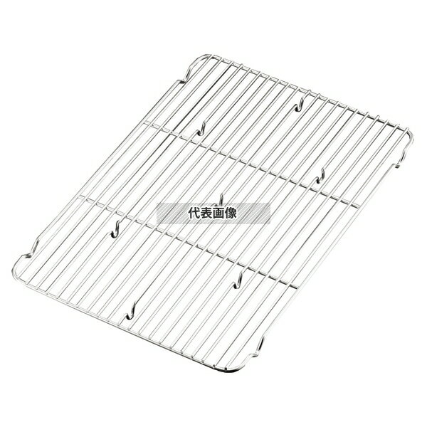 ThreeSnow(新越) 18-8(ステンレス) 頑丈ナ角バットアミ 18枚取 30685 233×175×H10 ストックポット/保存容器 No.2734110