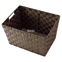 スクエア収納バスケット 740180 400×300×H250 店舗備品/防災用品 No.2868900