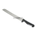 黒プラ柄 パン切りナイフ 20cm 30891 全長:320 庖丁 No.2948200