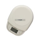 TANITA(タニタ) デジタルクッキングスケール 3kg KD-313 アイボリー 153×205×H36 ハカリ No.3071920(3)