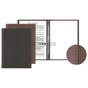 (有)シンビ シンビ インフォ&メニューブック スリムB-LU 黒 245×315 メニュー/卓上サイン No.3102410