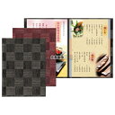 (有)シンビ シンビ レール式 和洋メニューブック LS-117 ブラック 240×315 メニュー/卓上サイン No.3102630