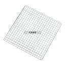 EBM(江部松) 18-8(ステンレス) 角型 クリンプ目 焼アミ 30cm 300×300 卓上鍋/焼物用品 No.3114600