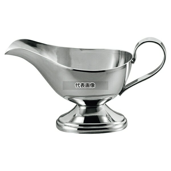 SW(和田助) 18-8(ステンレス) プレーン ソースポット 大 400cc 400cc 215×105×125 ソースポット No.3346500