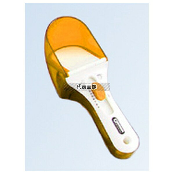 (有)河西 ニュースクープ ラージ/クリスタル イエロー 30〜140cc 56×72×180 水マス/計量スプーン No.34..