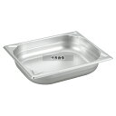 プロシェフ 18-8(ステンレス) GNパン補強重なり防止付 1/2 20mm 1.2L 325×265 ガストロノームパン No.3567401