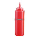 江部松商事 CKS ディスペンサー 400ml 赤 400ml φ60×H205 ディスペンサー/ドレッシングボトル No.3674200