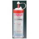 調味料ボトル さじかげん ME-400S クリアレッド 360ml φ62×H196 ディスペンサー/ドレッシングボトル No.3677100