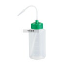カラーキャップ広口洗浄瓶 500ml グリーン 927-22-22-66 500ml φ78×H241 洗浄瓶 No.3875321