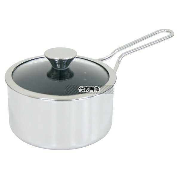 IH-デュオ デュオ IH 片手鍋 16cm DUO-16S 1.8L 333×171×H130(蓋を乗せた高さ) 鍋全般 No.3919700