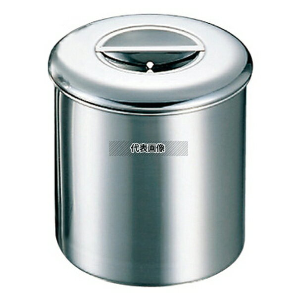 本間製作所 K 18-8(ステンレス) 内蓋式 キッチンポット 目盛付 19cm 手無 5.3L φ200 ガス専用 No.3970500