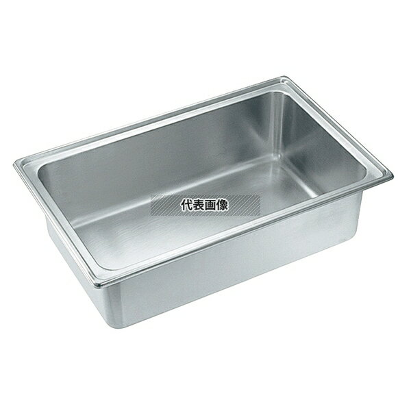 18-8(ステンレス) ユニットパン 1/1 H158mm 23.9L 562×358×H158 ホテルパン No.3971800