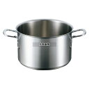 EBM(江部松) ビストロ 三層クラッド 半寸胴鍋 24cm 蓋無 7L 外径:258 IH/ガス兼用鍋 No.4143000 | 業務用 厨房用品 なべ 鍋