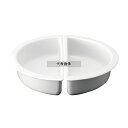スマートチューフィング専用陶器 1/2 M 2分割セット JW-300×2 1.5×2L φ335×H65 皿 No.4253100
